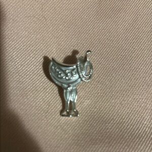 Silver Saddle Shaped Brooch NWOT
